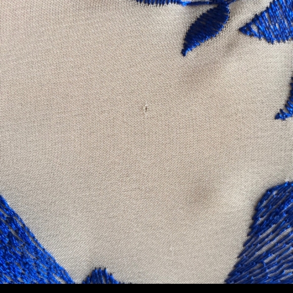 Dress The Population Paige Embroidered Dress - Cobalt blue - Picture 5 of 7